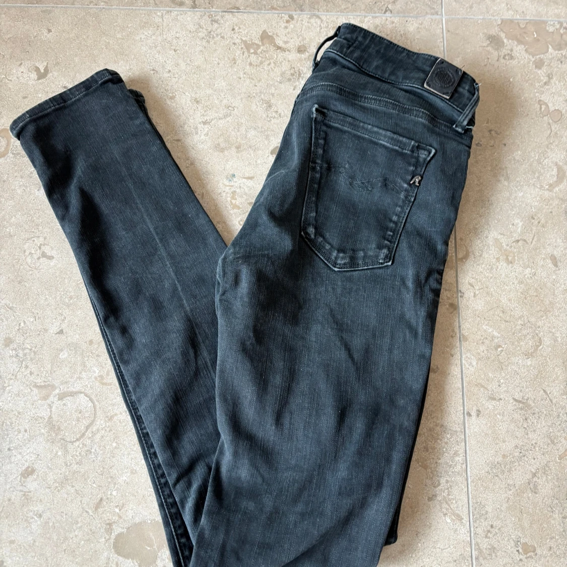 Svarta Replay Hyperflex jeans - 1