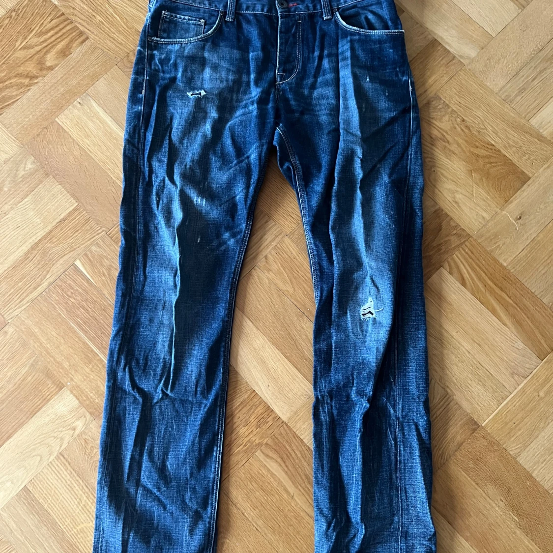 Blå Vintage Tommy Hilfiger jeans - 1