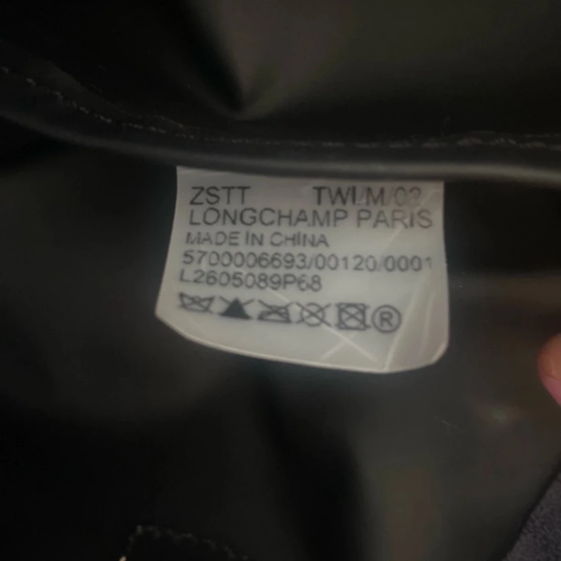 Marinblå axelväska från Longchamp - 3