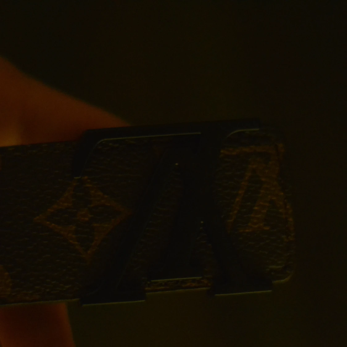 Louise Vuitton monogram bälte brun - 3