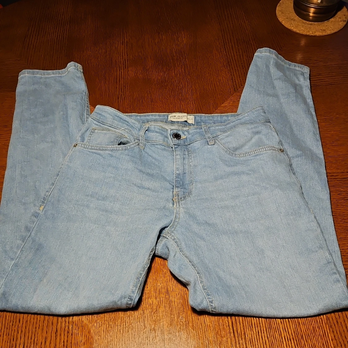 LCW ljusblå slim fit jeans W32/L31