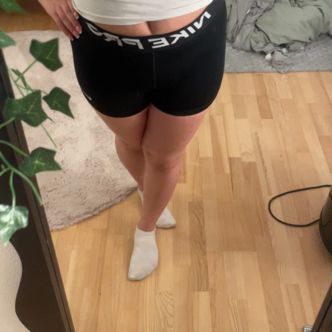 Svarta Nike Pro träningstights shorts - 1