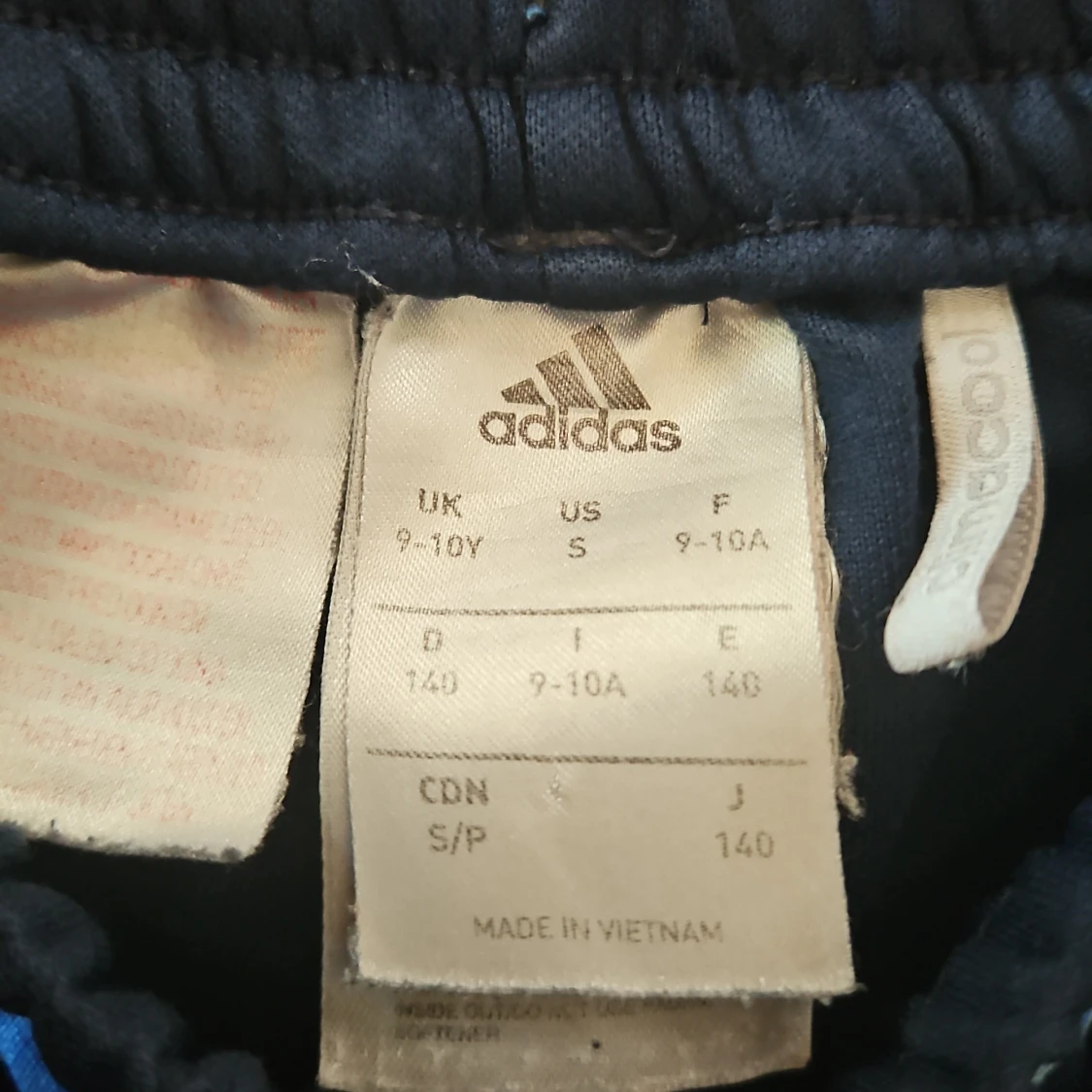 Adidas blå träningsbyxor barn 140 - 2