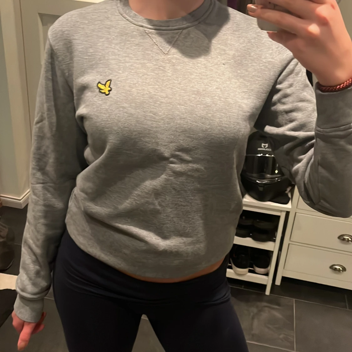 Grå sweatshirt från Lyle & Scott