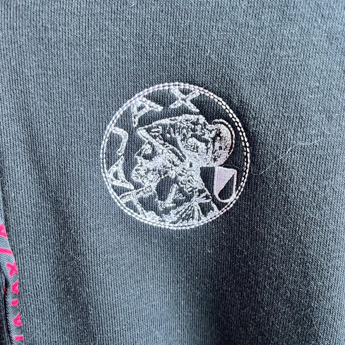 Svart Adidas hoodie Ajax med dragkedja - 1