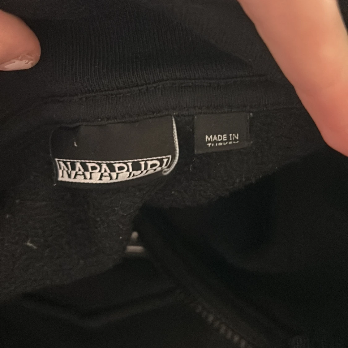 Svart fleece-tröja från Napapijri S - 2