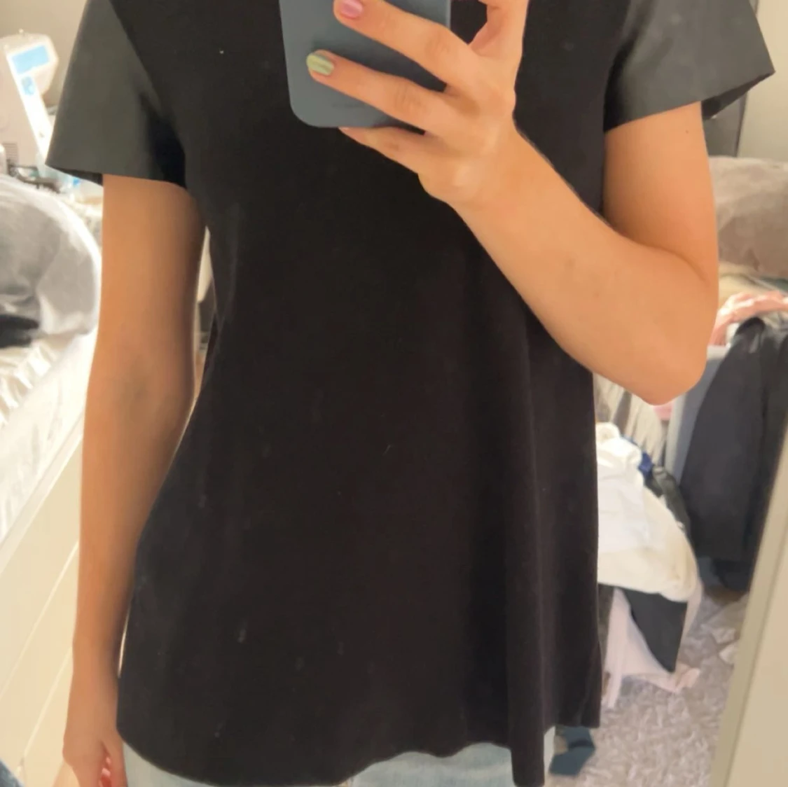 Svart längre blus - 1