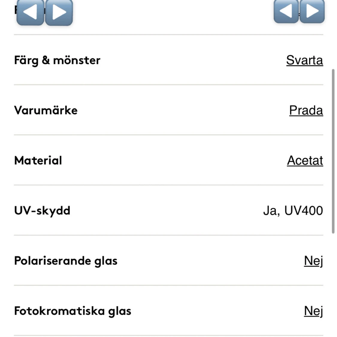 Svarta solglasögon från Prada - 3