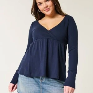 SÖKER Easy Long-Sleeve Pointelle Babydoll Top - SÖKER hollister Easy Long-Sleeve Pointelle Babydoll Top