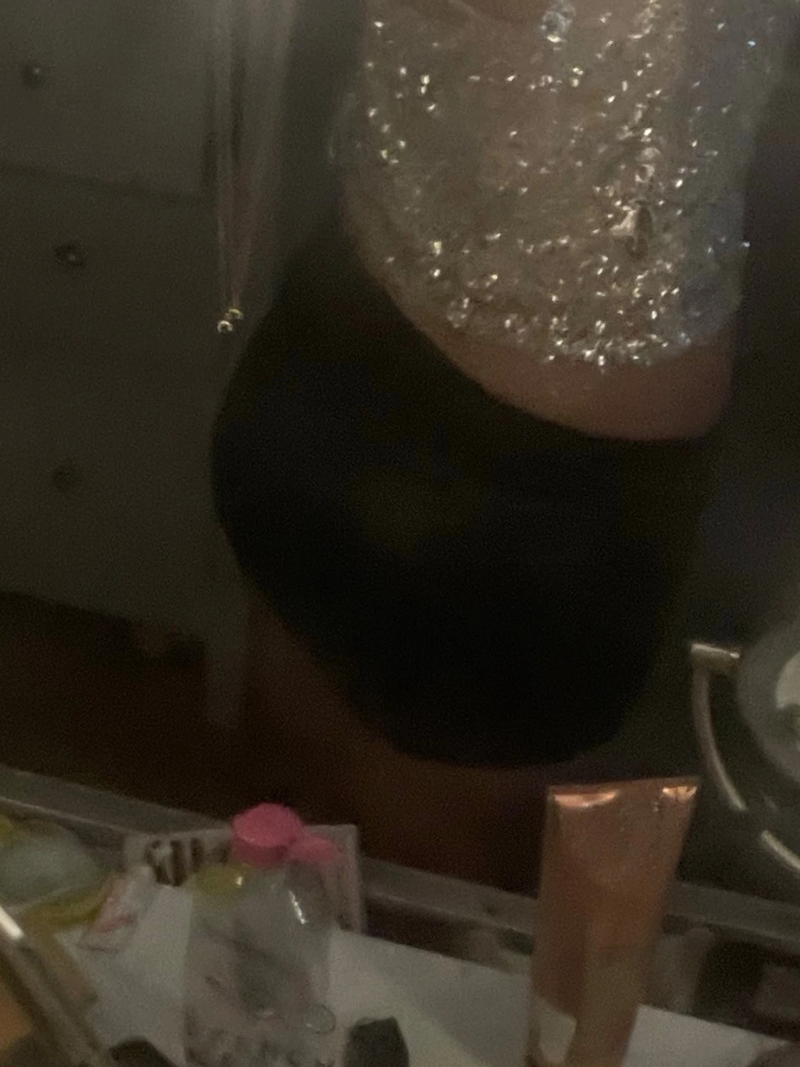 Svart tight minikjol - 1