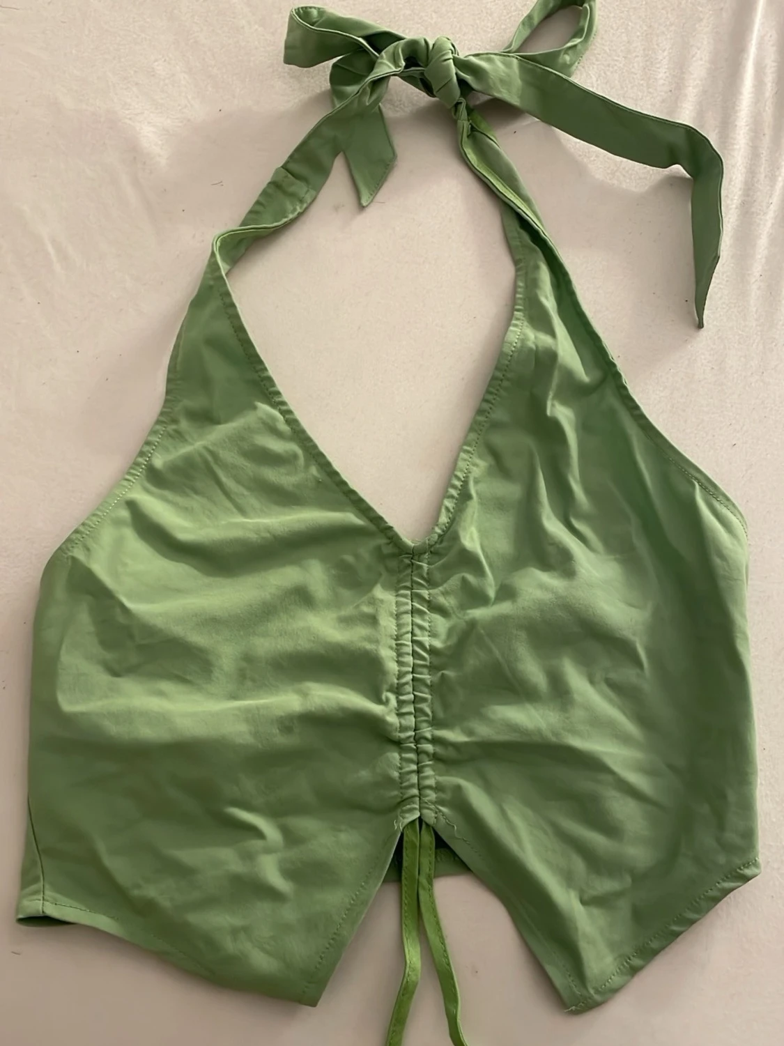 Vacker Grön halterneck topp från H&M