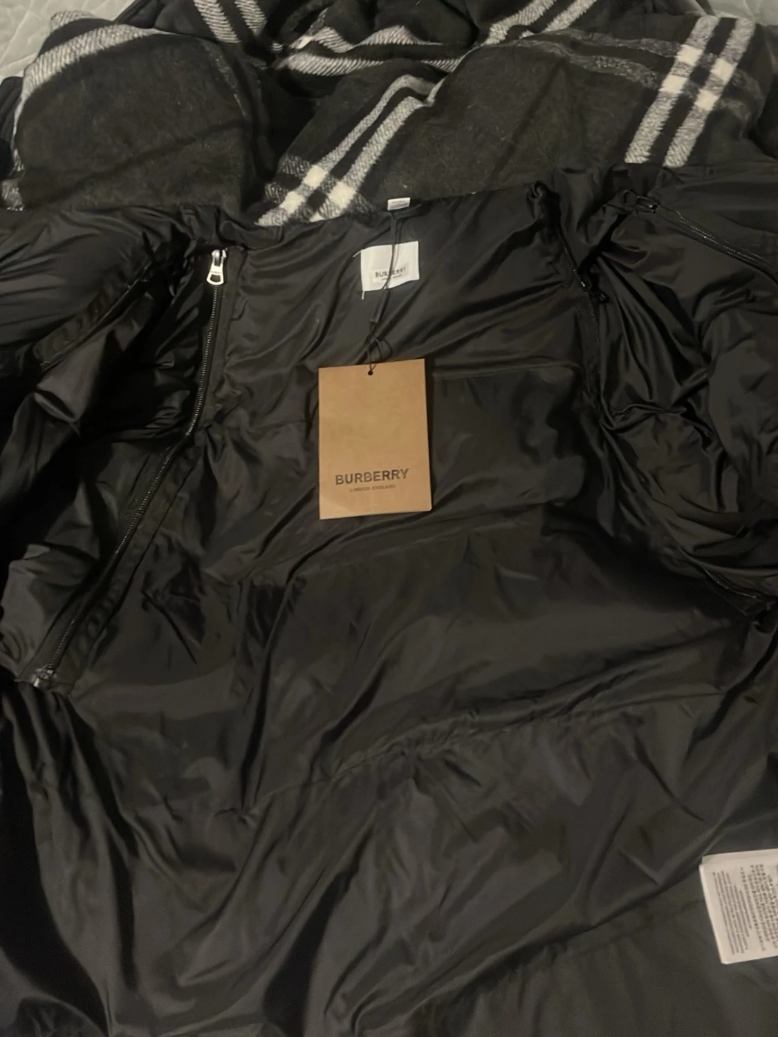 Burberry dunjacka med avtagbara ärmar – 2-i-1 (jacka + väst) - 5