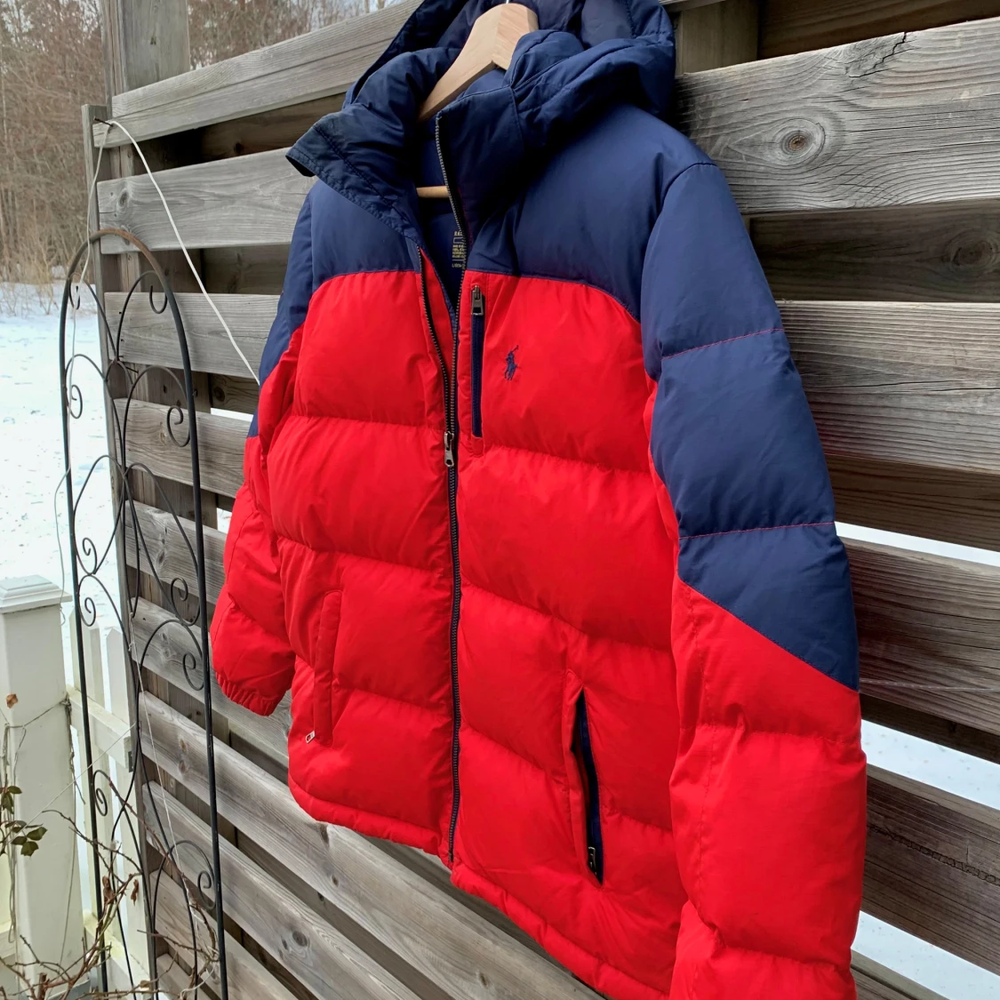 Ralph Lauren Röd Dunjacka