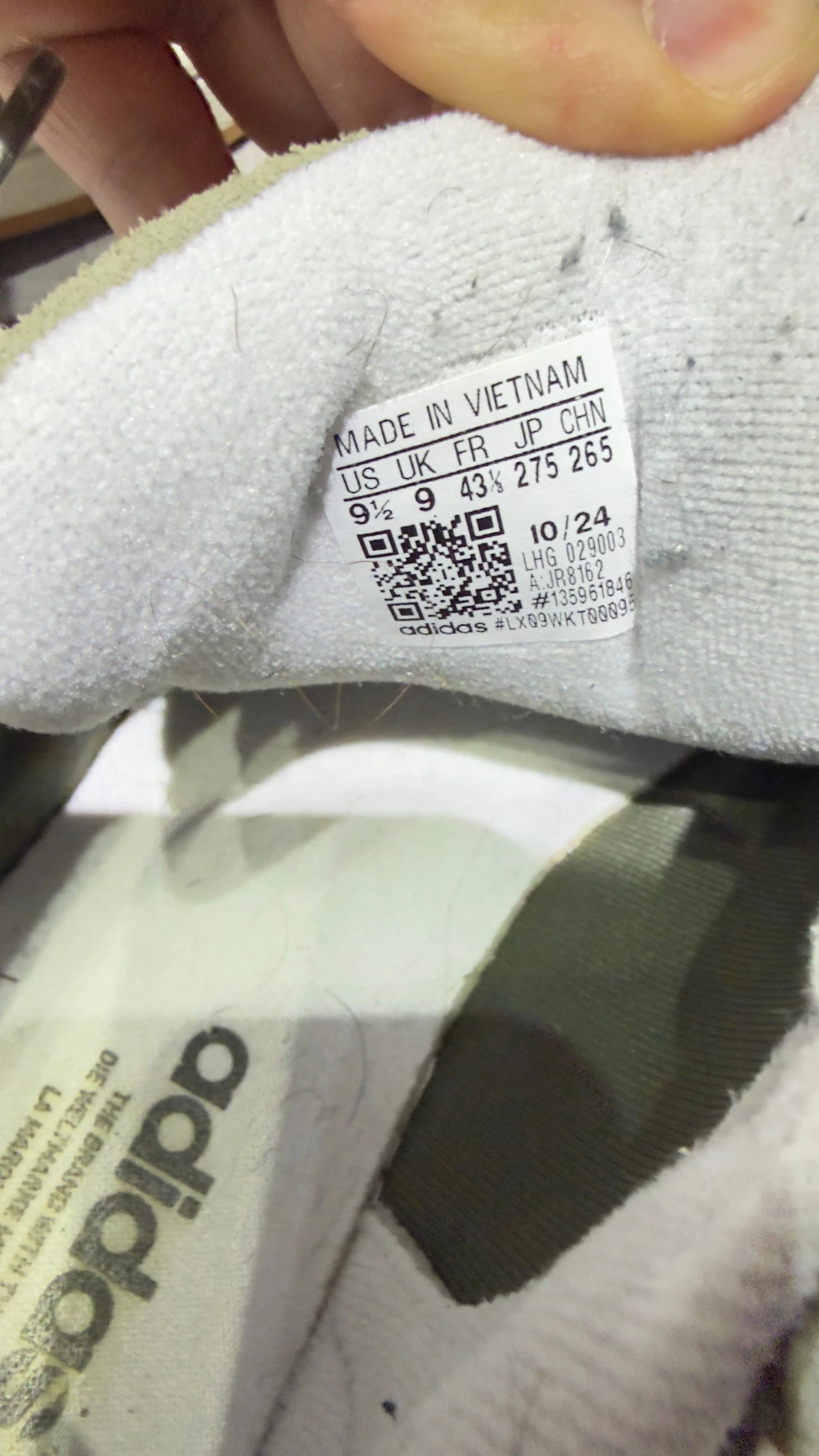 Adidas Campus sneakers olivgrön mocka - 2