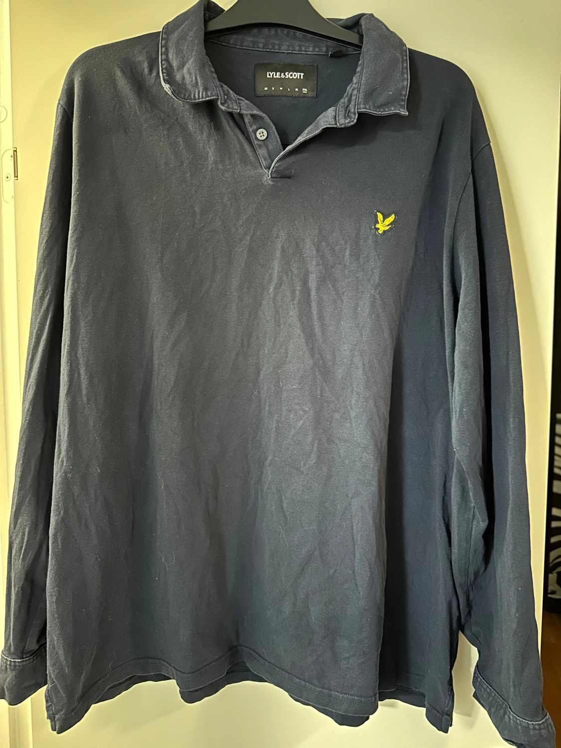 Mörkblå långärmad tröja Lyle & Scott strl: XXL - 5