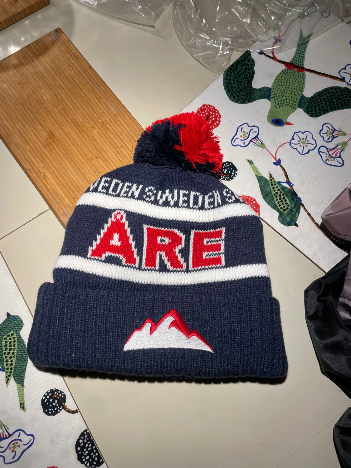 Mörkblå Åre mössa