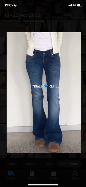 Lågmidjade byxor  - Blaze från lager 157 köpte för 400 säljer för 300kr 