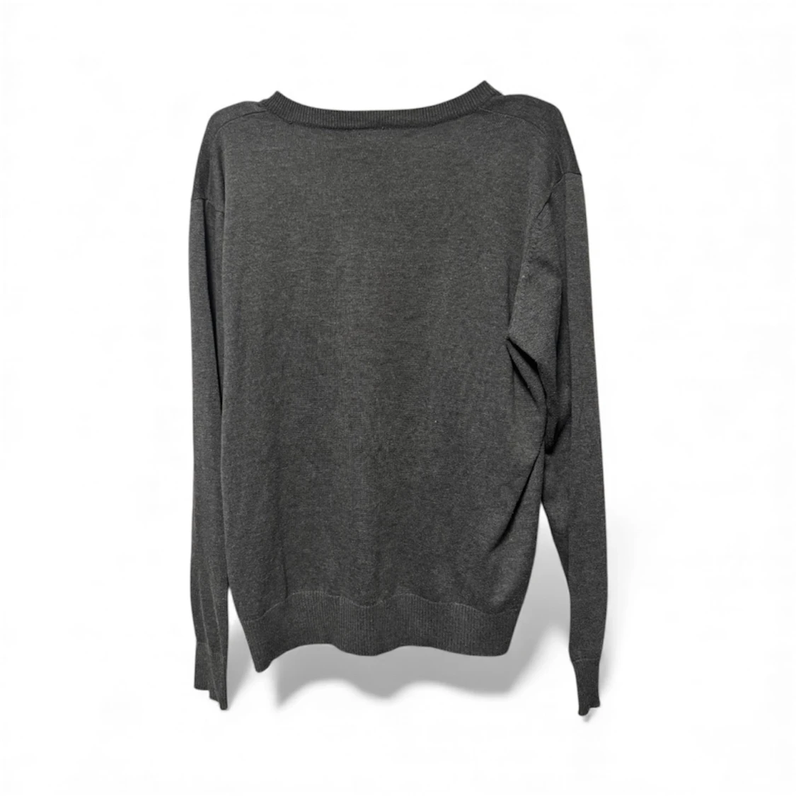 Mörkgrå v-ringad tröja från GANT - 1