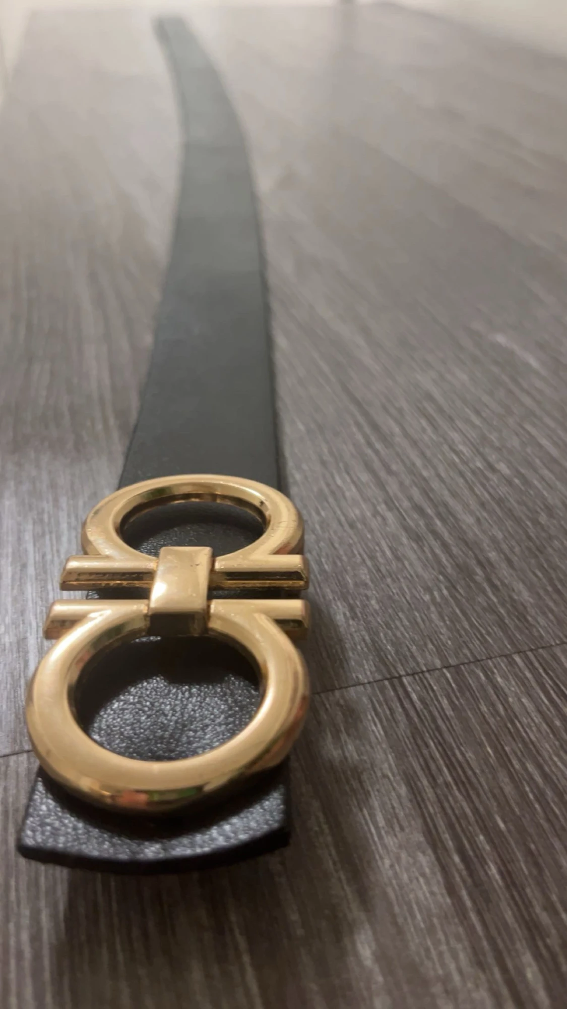 Svart skärp från Salvatore Ferragamo - 1