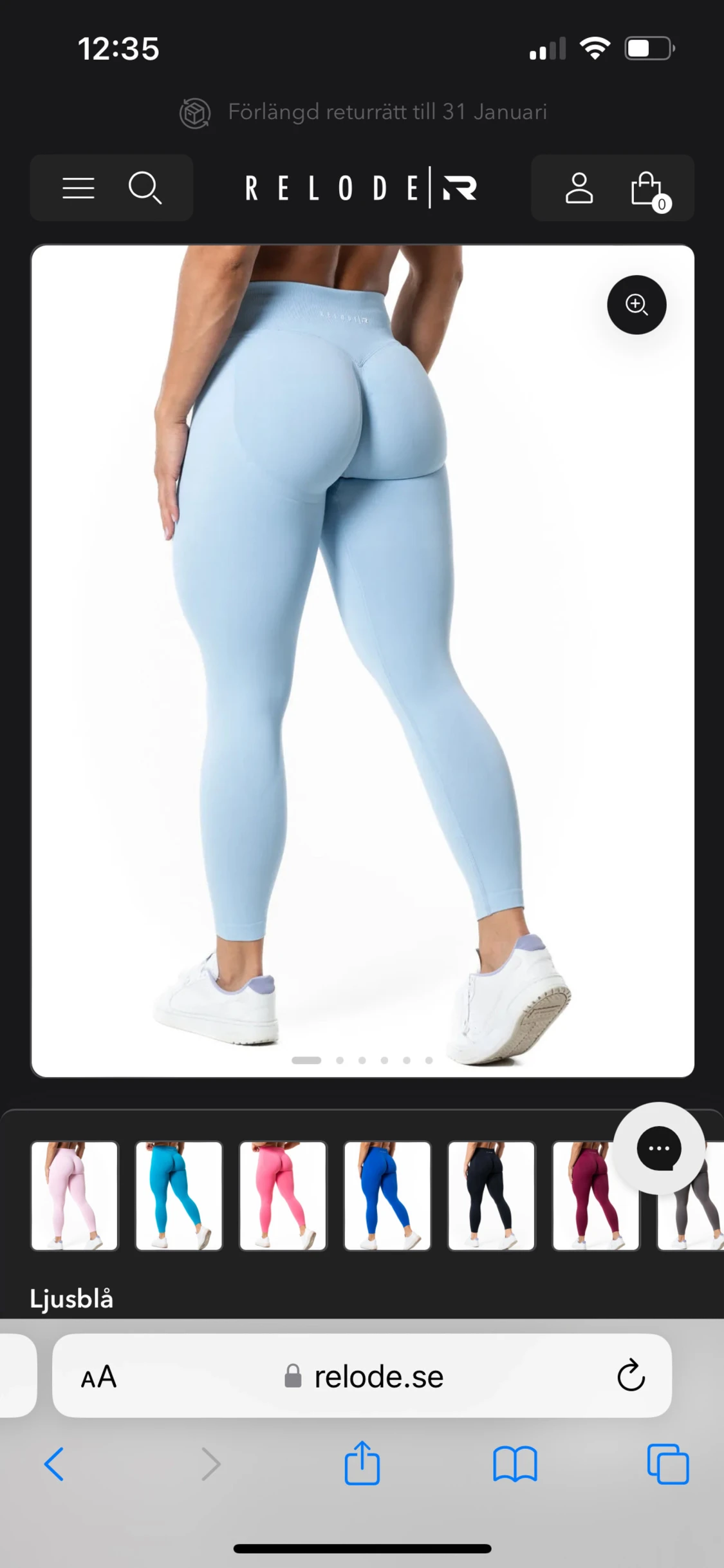 Ljusblå leggings från Relode - 1