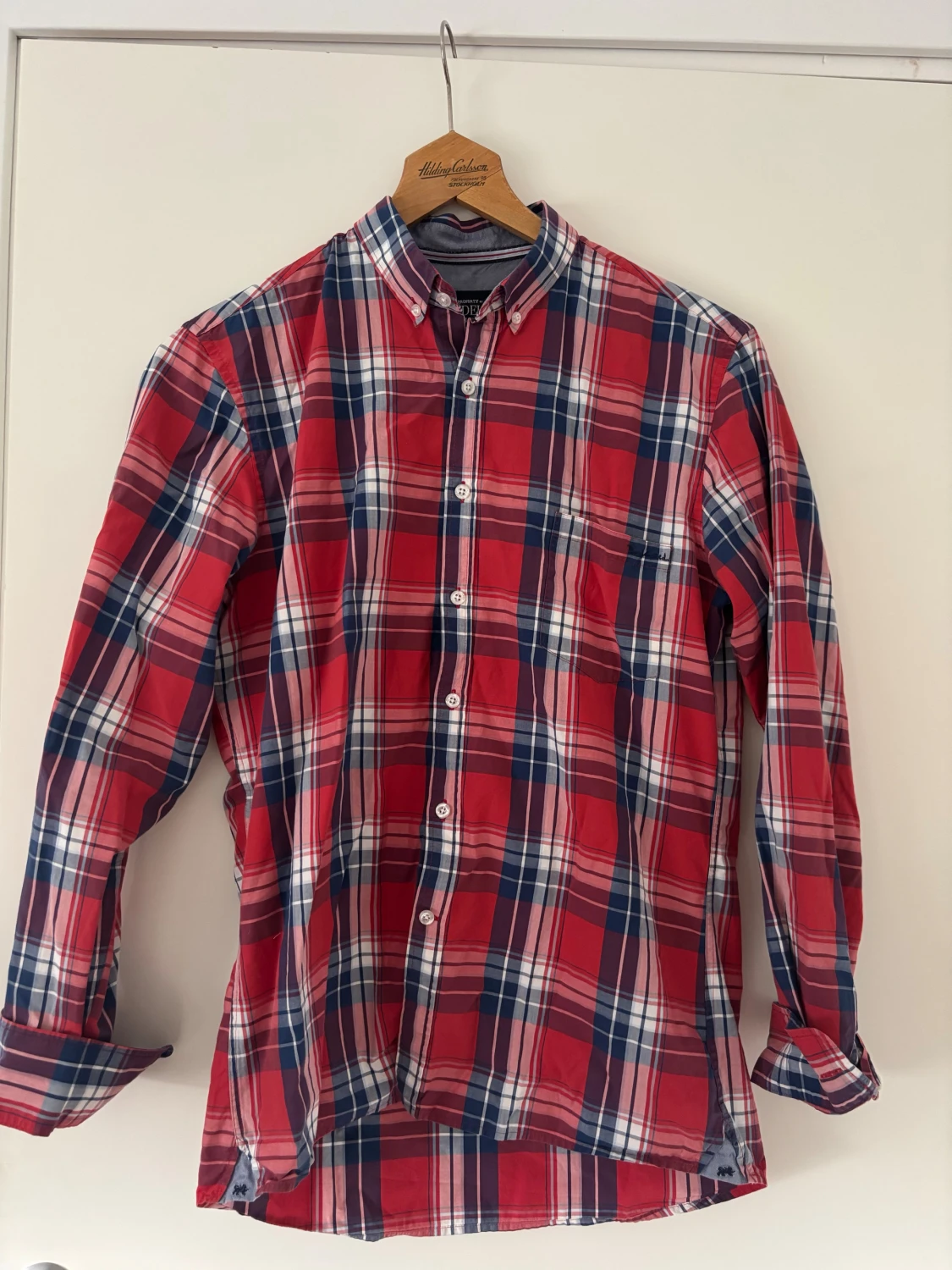 Rutig röd skjorta från Bondelid