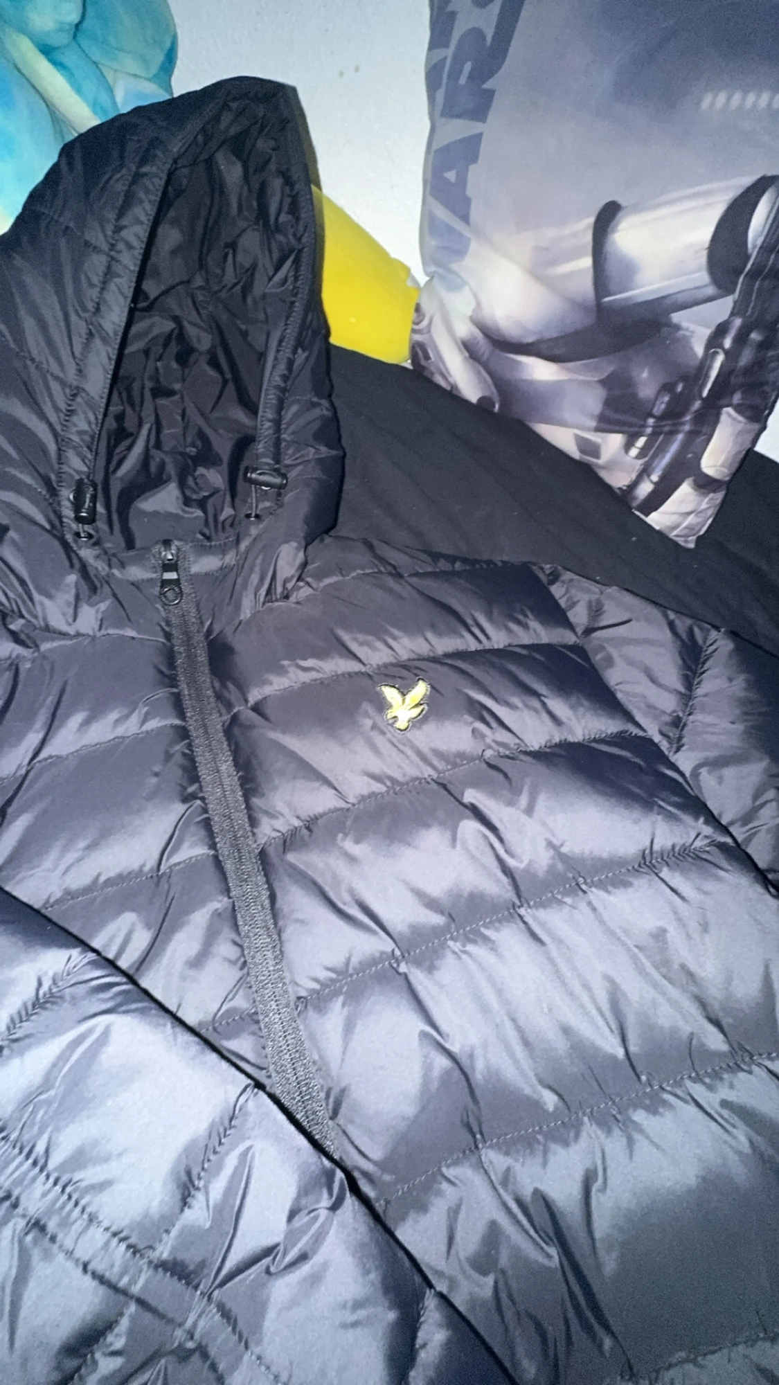 Svart pufferjacka Lyle & Scott L - 2