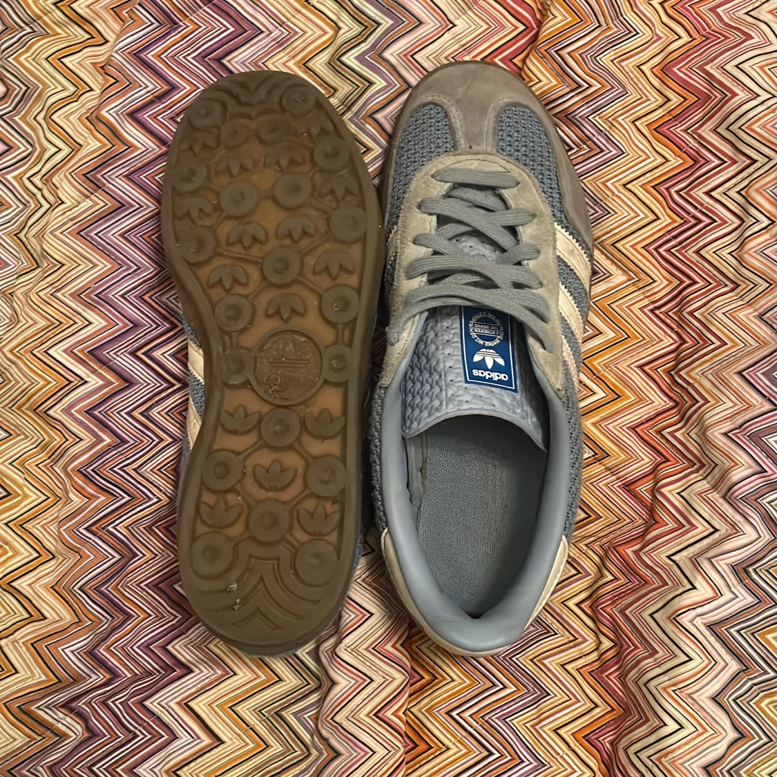 Adidas Samba grå sneakers strl 40⅔ - 1