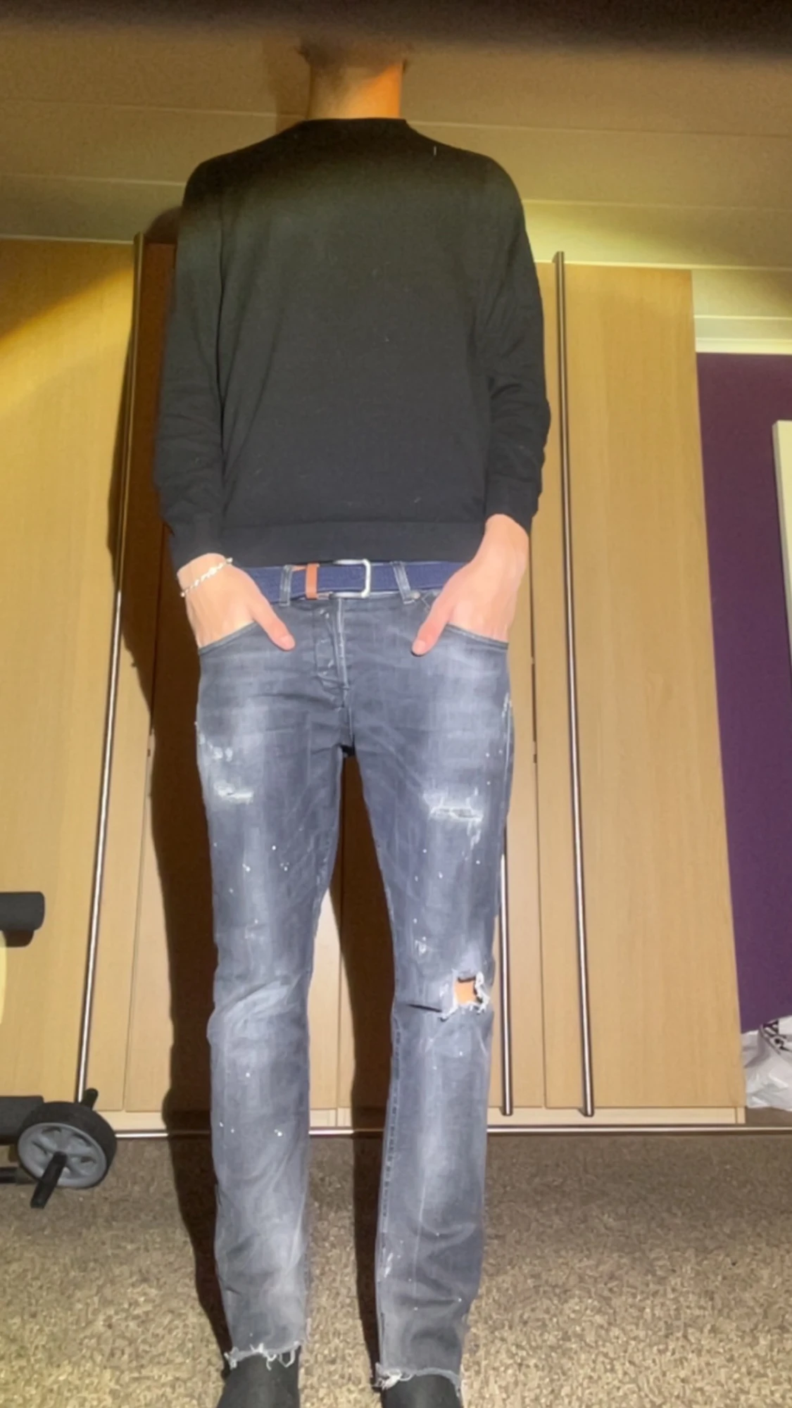 Dondup jeans med slitningar