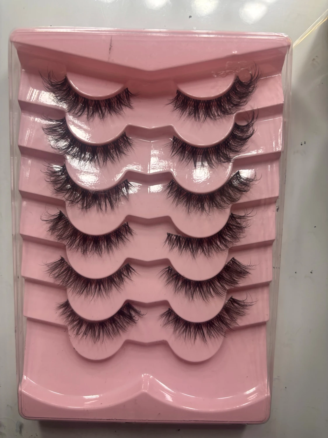 5-pack lösögonfransar i svart