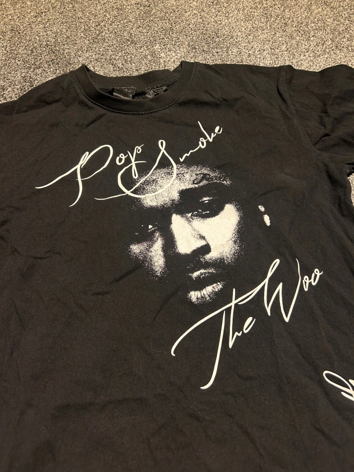 Pop Smoke x VLONE svart t-shirt - 2