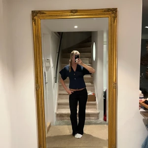 Marinblå kofta - Storlek S