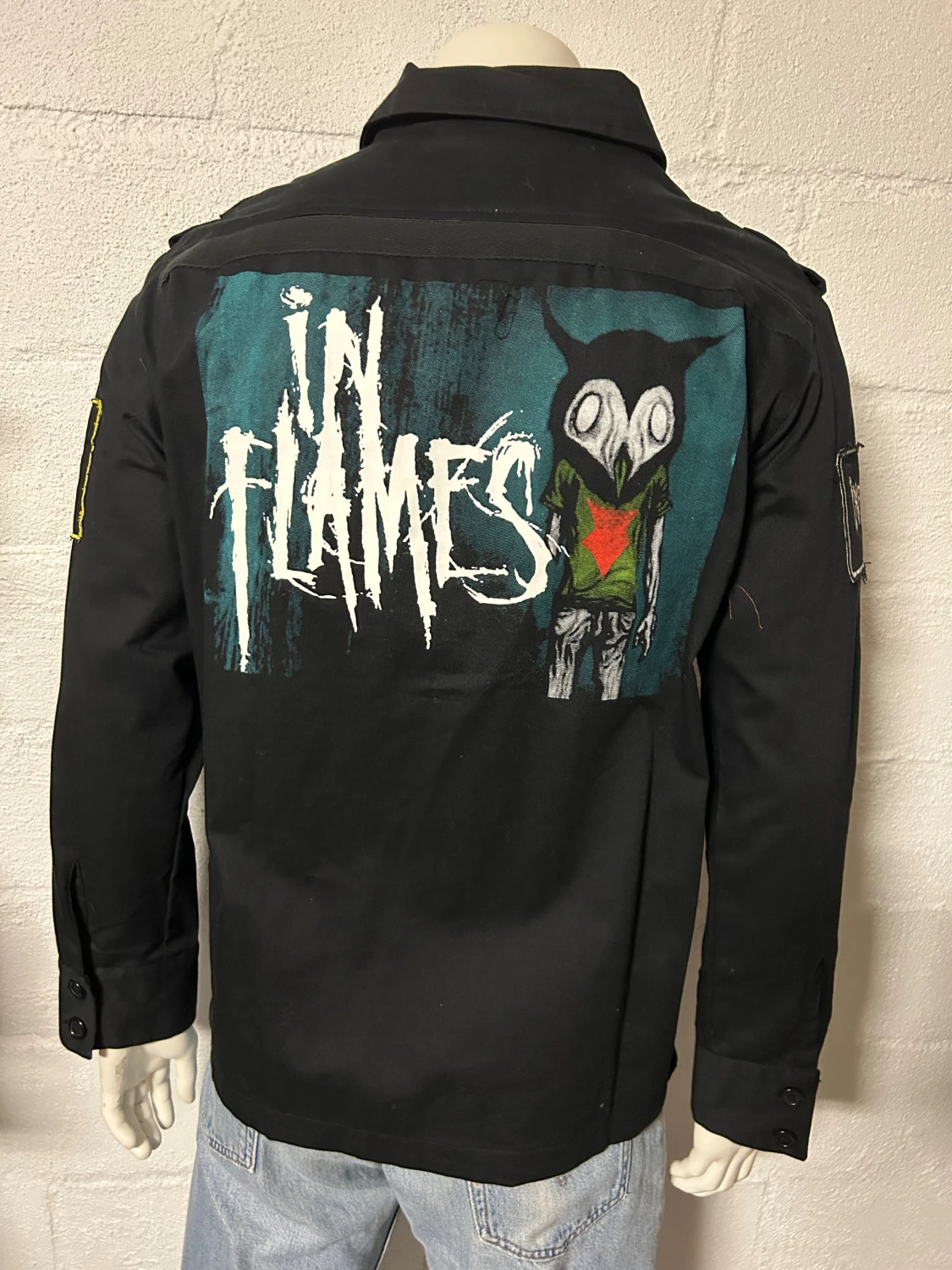 Jacka med In Flames. Storlek S.
