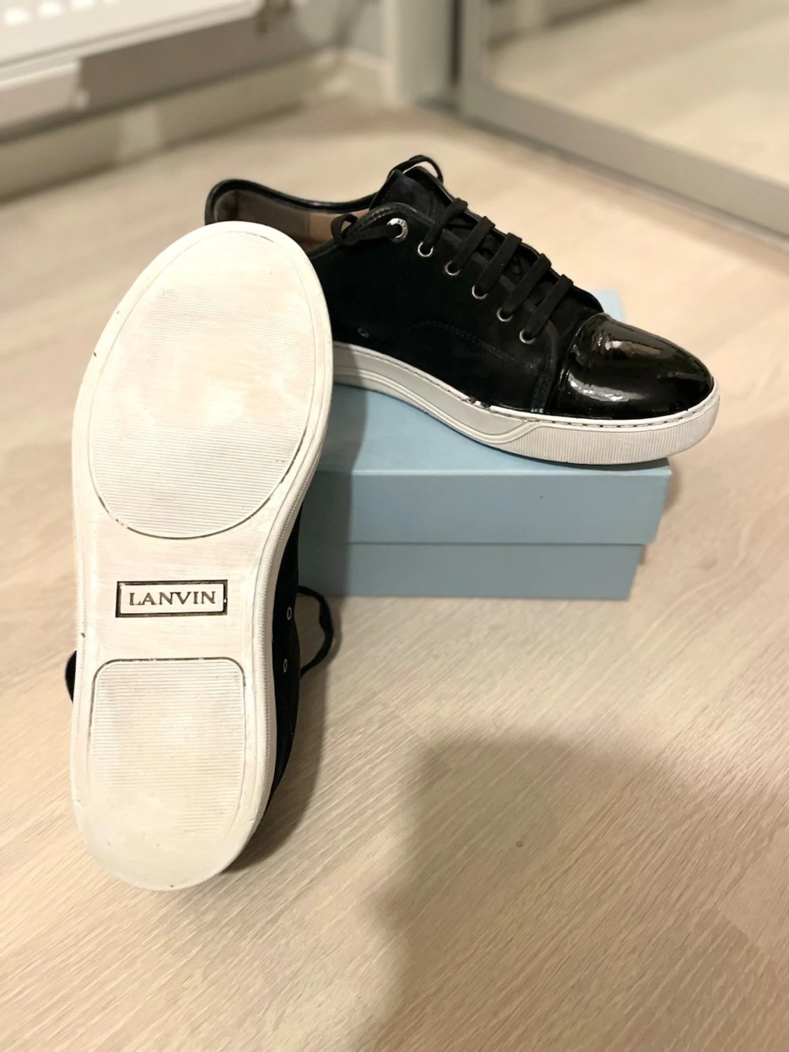 Svarta Lanvin Captoe  - 5