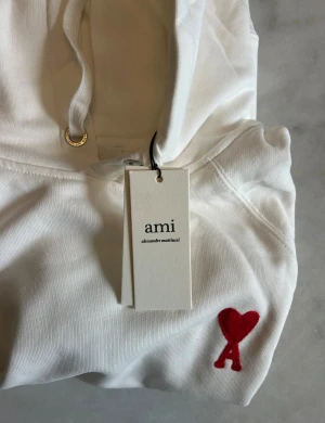 Ami Paris hoodie - Säljer denna ami Paris tröjan som jag har använt 1-2 gånger, men den var för liten för mig. Etiketten finns även kvar! Priset går alltid att diskutera!