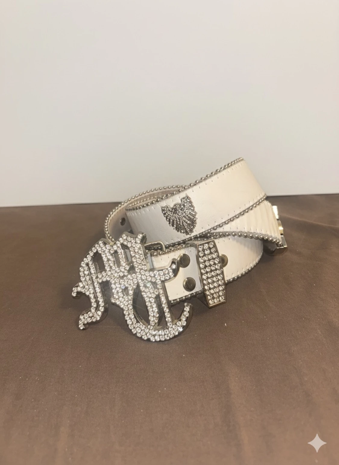 Tuttolente Vit glittrig skärp  - 2