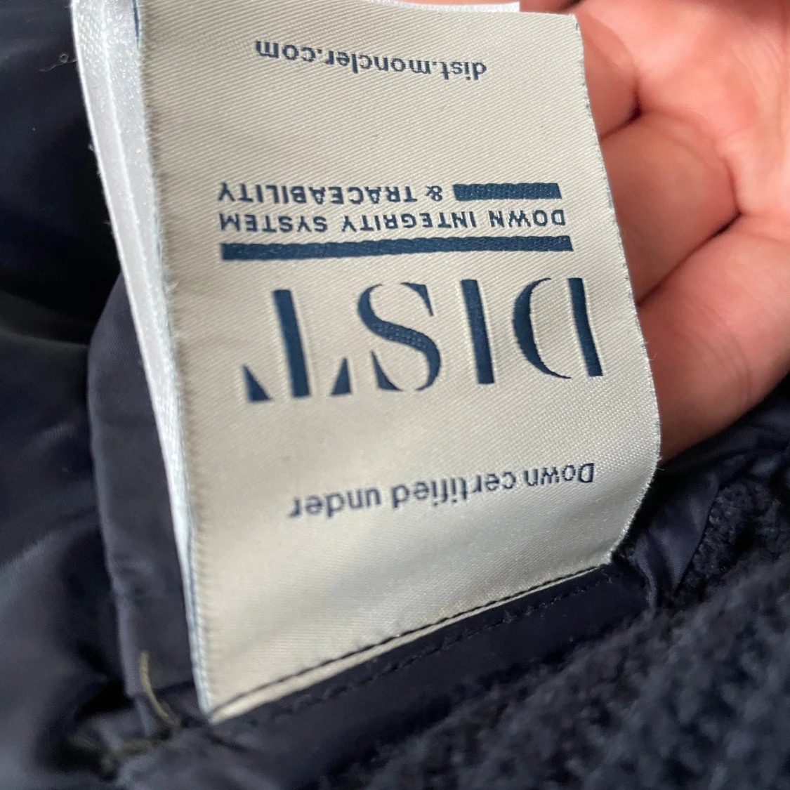 Svart Moncler pufferjacka med huva - 3