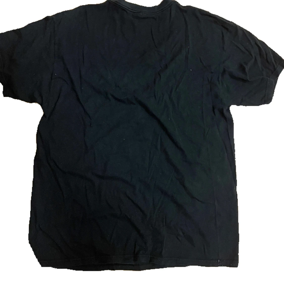 Svart t-shirt med dödskalletryck - 1