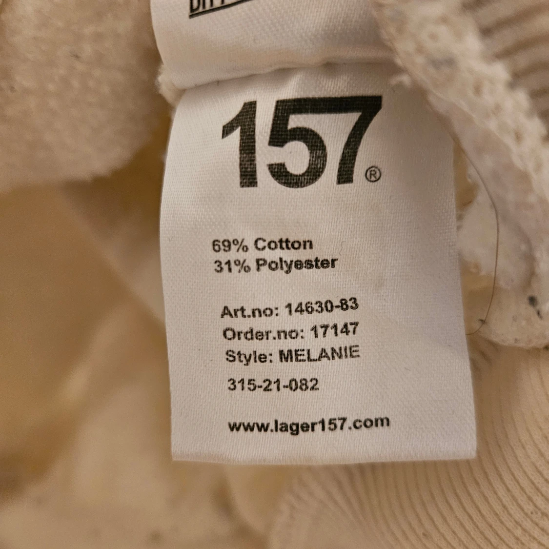 Vit half zip tröja - 2