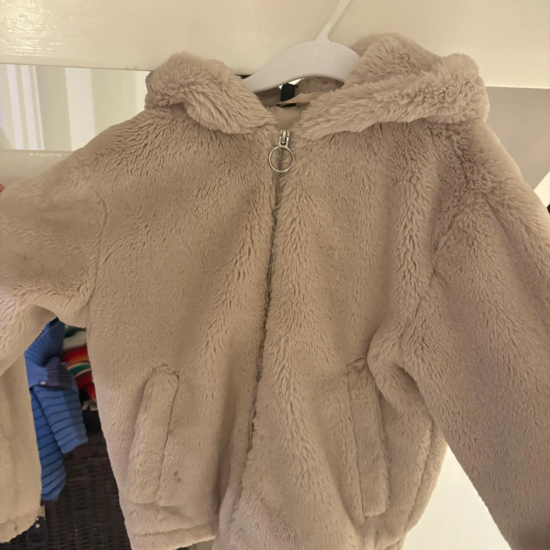 Fluffig päls jacka!❤️ - 4