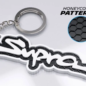 Toyota Supra nyckelring  - Denna design är våran bästsäljare och levereras självklart med själva ringen