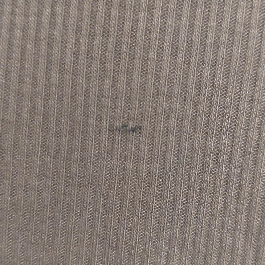 Grå ribbad långärmad topp 157 - 3