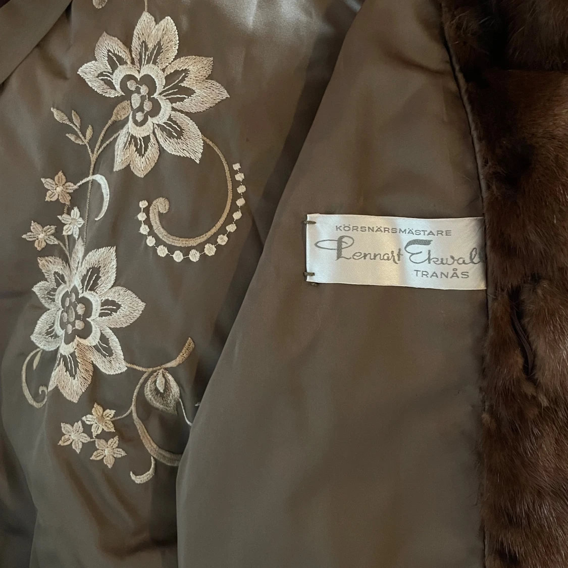 Brun mink pälsjacka från Lennart Ekwall - 3