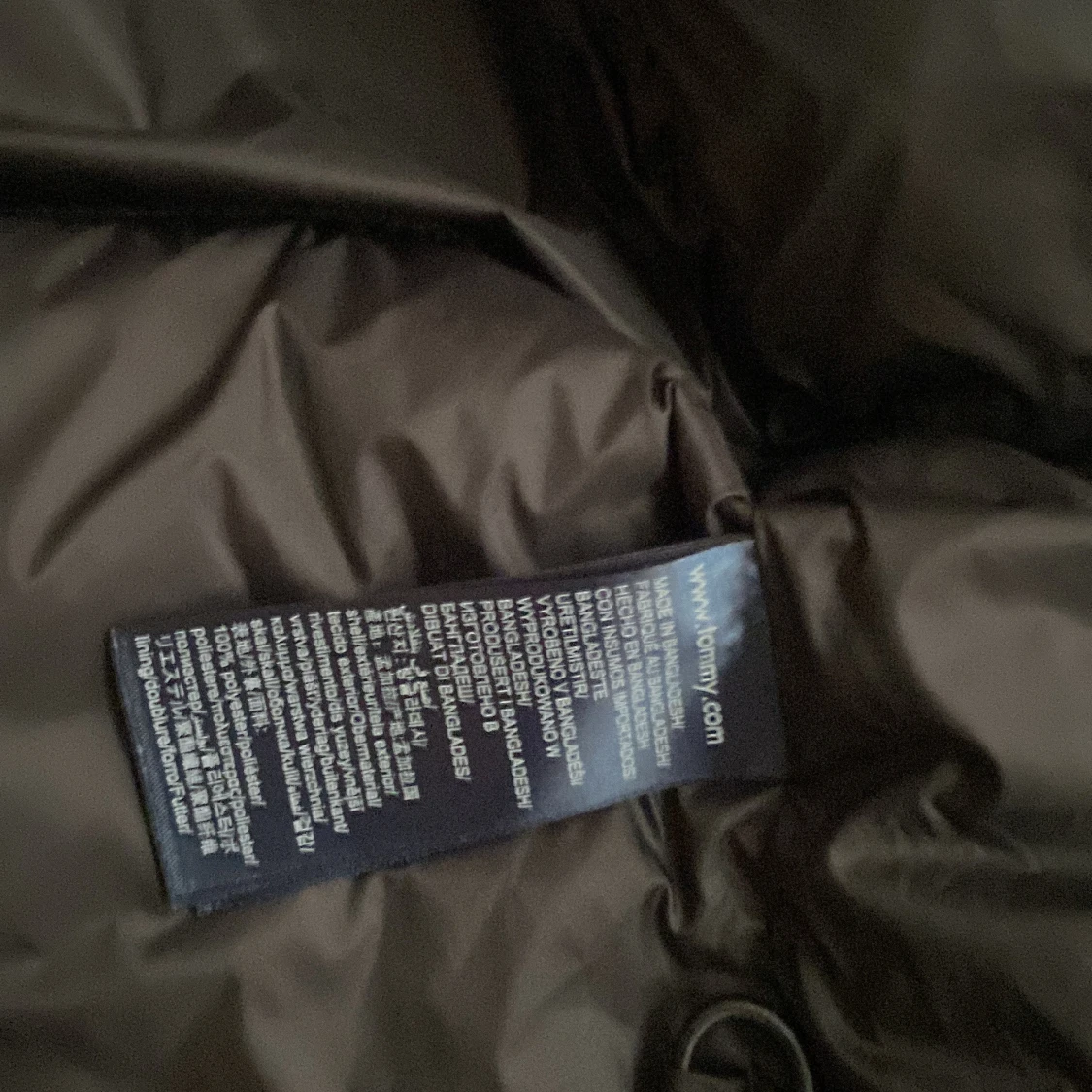 Svart pufferjacka Tommy Hilfiger M - 4