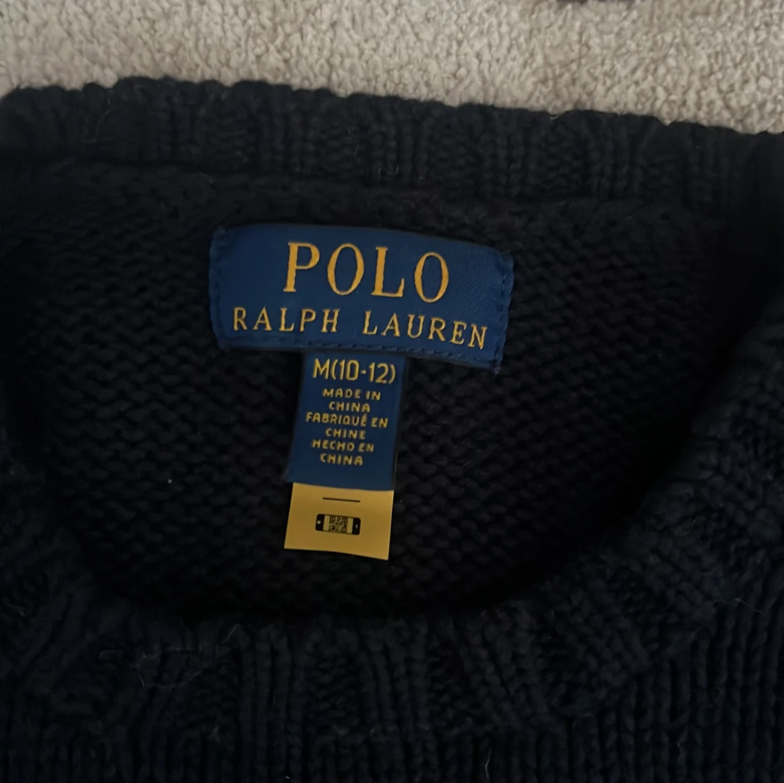 Mörkblå stickad tröja Polo Ralph Lauren - 2