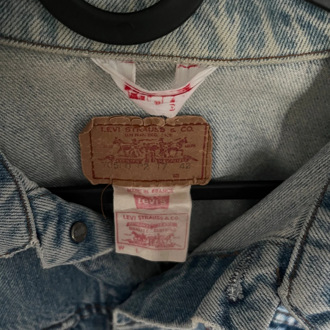 Levi's vintage blå jeansjacka - 2