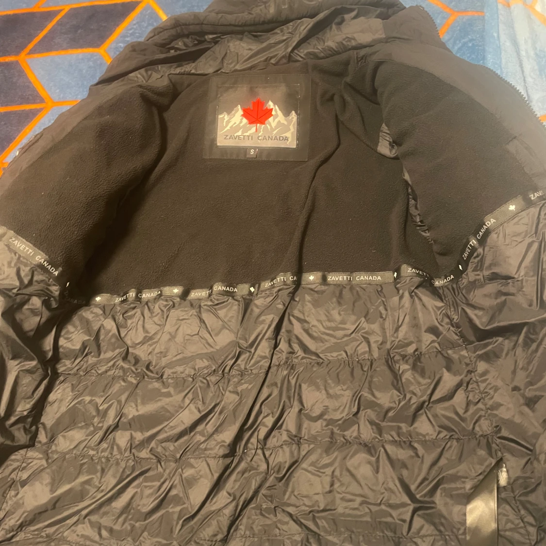 Svart pufferjacka Zavetti Canada S - 1