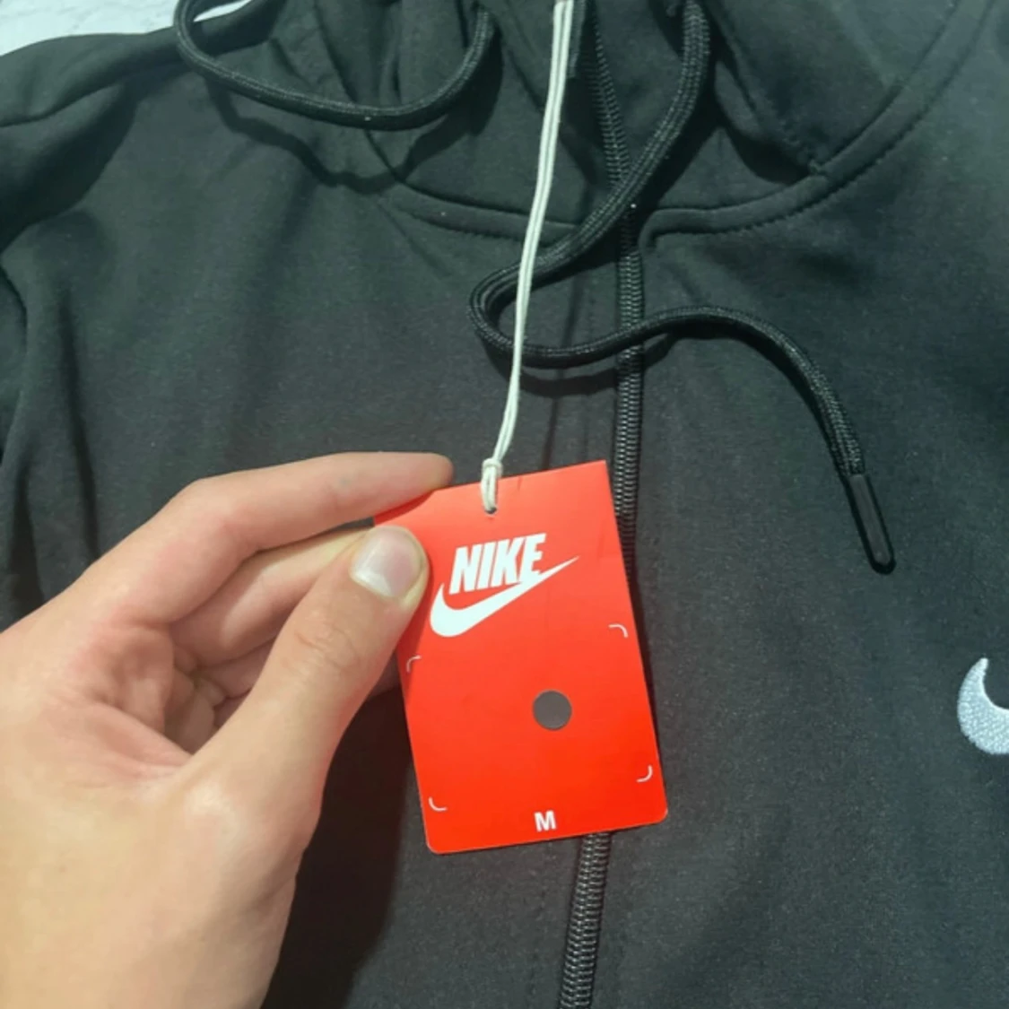 Svart Nike tracksuit med dragkedja - 4