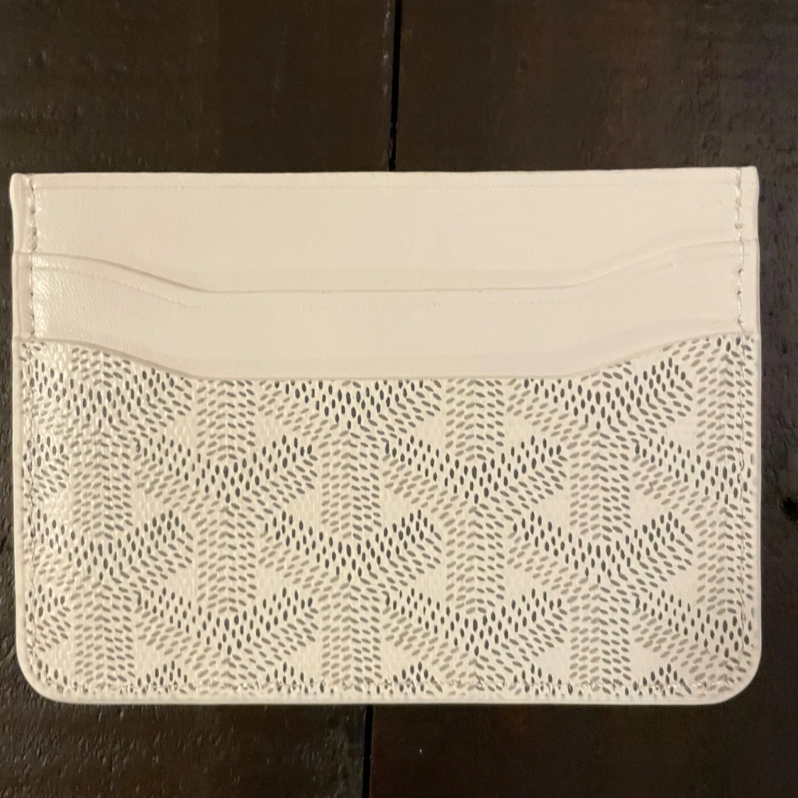 Vit korthållare - 1