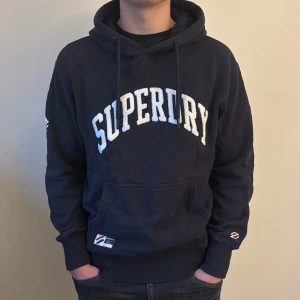 Superdry Hoodie - - Condition: 9/10 - Color: Navy Blue  - Size:  M