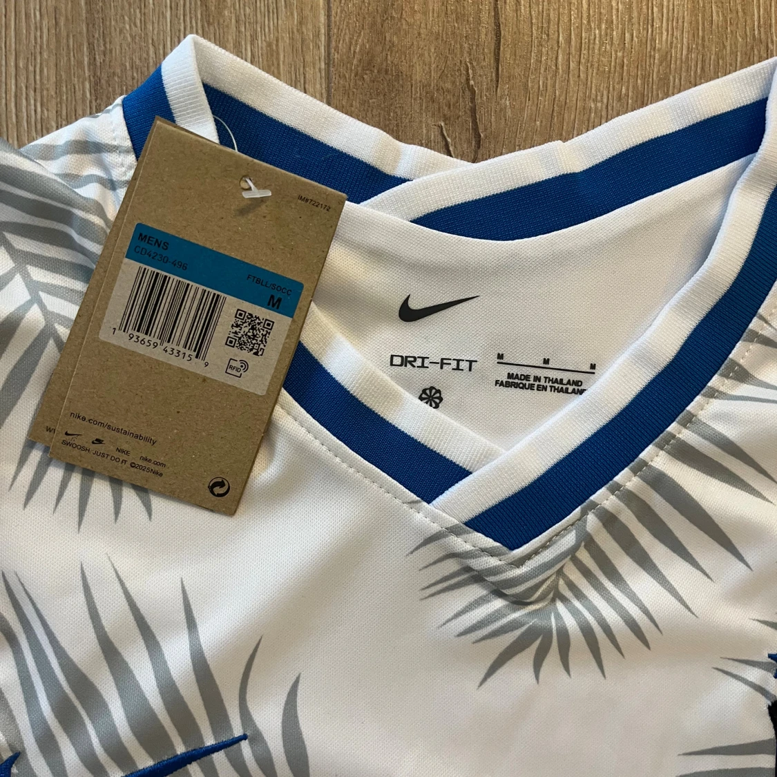 Vit Brasilien fotbollströja Nike M - 3